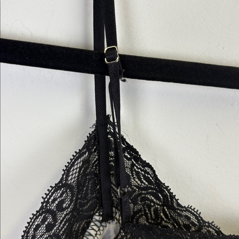 White House Black Market Animal Print & Black Lace Chemise/slip Sz Small - Picture 7 of 8